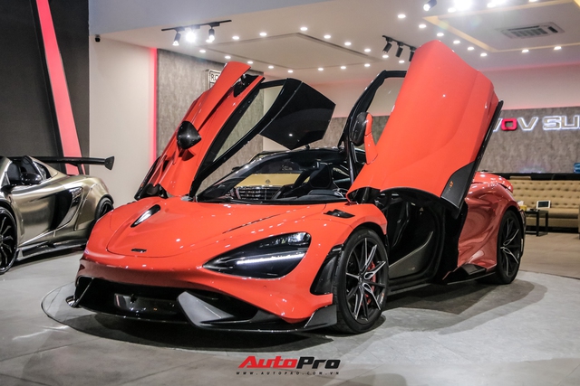 Soi chi tiết McLaren 765LT vừa cập bến Việt Nam: Bộ mâm và nội thất gây chú ý - Ảnh 1.