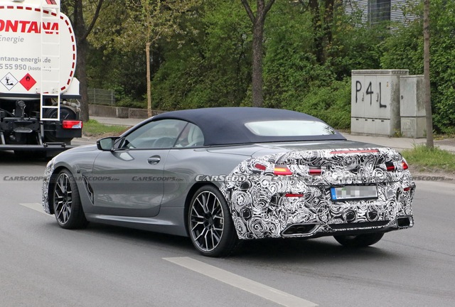 Trùm cuối BMW 8-Series Convertible facelift lộ diện rõ nét hơn với nội thất học hỏi từ đàn em 5-Series - Ảnh 2.