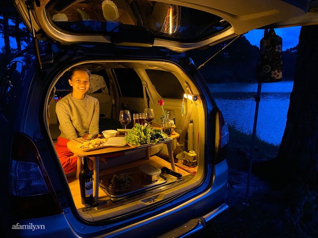 Cặp vợ chồng biến ô tô thành lều trại đi camping khắp nơi, tiện đâu ngủ đó mà sang trọng không thua khách sạn - Ảnh 6.