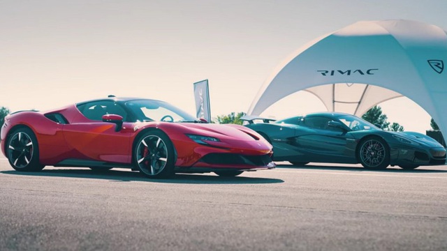 Chấp Ferrari SF90 Stradale chạy trước, siêu xe này vẫn về đích sớm hơn