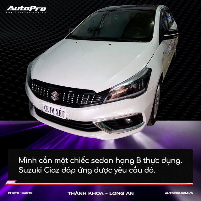 Người mua Suzuki Ciaz: ‘Thiết kế không hợp số đông nhưng thực dụng và bền bỉ’ - Ảnh 8.