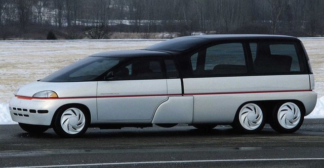 Nhung chiec xe concept ky quac cua thap nien 80  Phan 3 Xe “hai trong mot” Plymouth Voyager III
