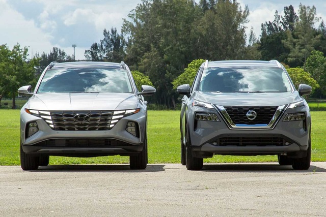  Hyundai Tucson vs Nissan X-Trail Emocionante carrera en términos de comodidad y tecnología entre la pareja SUV coreana y japonesa