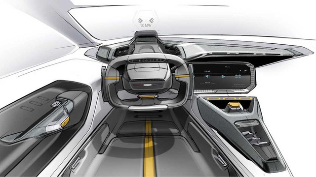 Xem trước thiết kế nội thất phong cách chiến đấu cơ của Chevrolet Camaro trong tương lai - Ảnh 1.