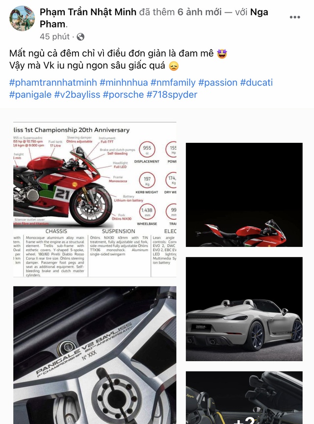 Siêu mô tô 6 tỷ chưa về, Minh Nhựa đã úp mở tiếp về một chiếc Ducati Panigale phiên bản đặc biệt khác - Ảnh 1.