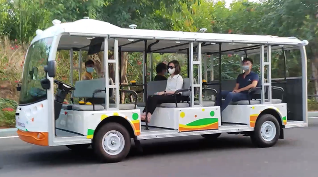 Vingroup công bố xe điện tự lái cấp độ 4: Không cần tài xế, vận tốc tối đa 30 km/h, vận hành từ 2022 - Ảnh 2. Vingroup công bố xe điện tự lái cấp độ 4: Không cần tài xế, vận tốc tối đa 30 km/h, vận hành từ 2022 - Ảnh 2.
