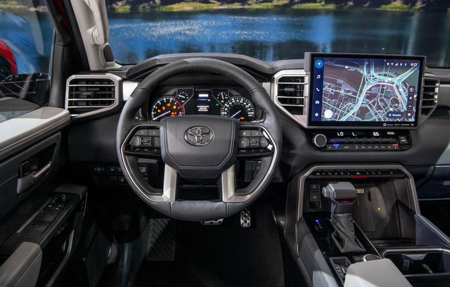 Khám phá màn hình trên Toyota Tundra 2022: Xịn và to chưa từng có, hiện đại như Lexus, có trợ lý ảo Hey Toyota - Ảnh 4.