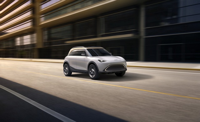 Smart Concept #1 - SUV to hơn Kia Sonet, mở cửa như Rolls-Royce, thiết kế kiểu Mercedes, khung gầm Volvo - Ảnh 1.