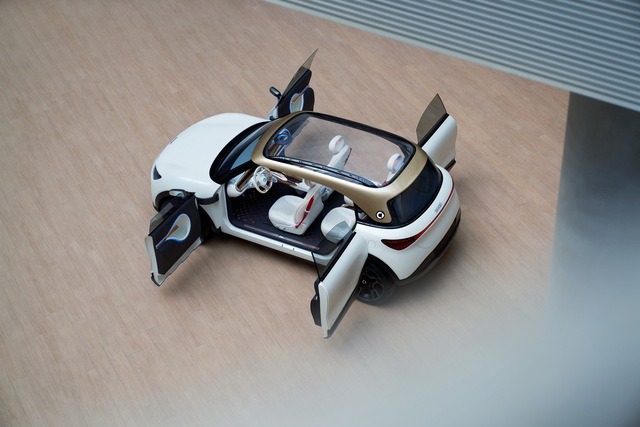 Smart Concept #1 - SUV to hơn Kia Sonet, mở cửa như Rolls-Royce, thiết kế kiểu Mercedes, khung gầm Volvo - Ảnh 6.