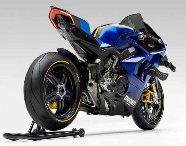 Ngắm siêu mô tô Ducati Superleggera sở hữu bộ tem lấy cảm hứng từ Lamborghini Aventador SVJ - Ảnh 3.