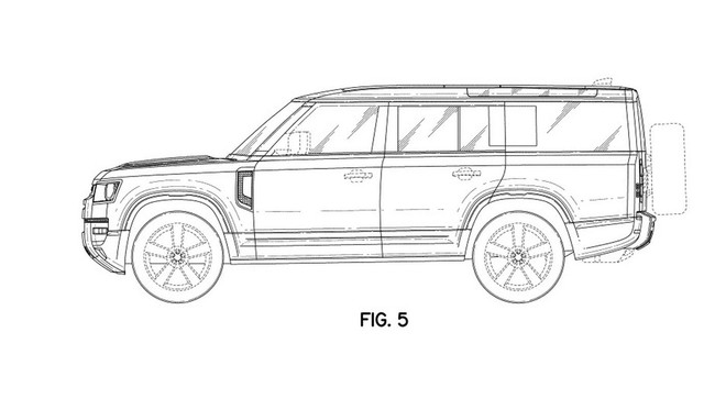 Land Rover Defender phiên bản kéo dài dần lộ diện - Xe off-road cao cấp cho giới nhà giàu - Ảnh 3.