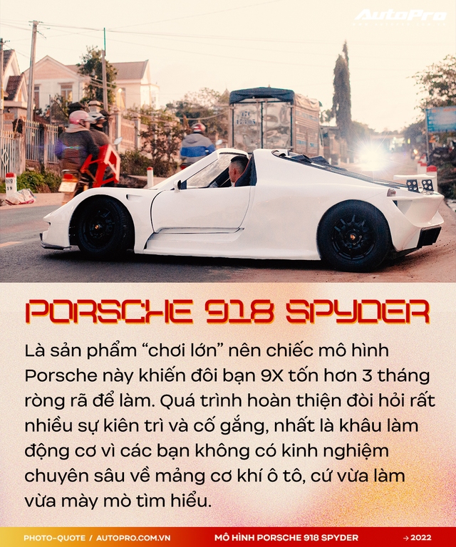 Đôi bạn 9X Tây Nguyên làm mô hình Porsche 918 Spyder được Supercar Blondie hâm mộ: ‘Sẽ chơi lớn để bạn bè quốc tế phải trầm trồ’ - Ảnh 6.