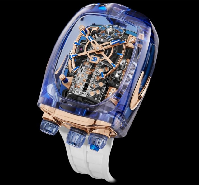 Admire the $1.5 million Bugatti and Jacob & Co. watch model - Photo 3.