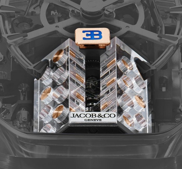 Admire the $1.5 million Bugatti and Jacob & Co. watch model - Photo 4.
