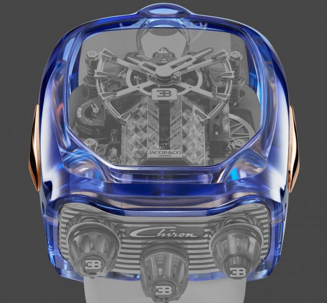 Admire the $1.5 million Bugatti and Jacob & Co. watch model - Photo 5.