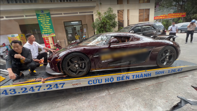 Hai Duong's giant 200 billion supercar ran into trouble halfway, had to ask for help: What is this?  - Photo 1.