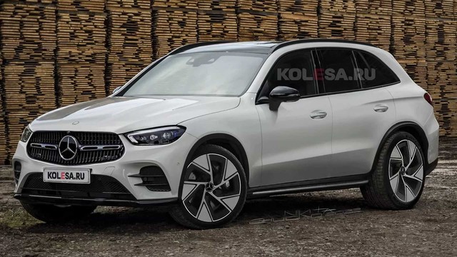 Xem trước thiết kế Mercedes-Benz GLC 2023: Bê nhiều đường nét của tiểu S-Class lên dáng SUV - Ảnh 2.