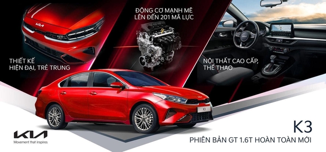 Kia K3 GT 2022 giá 759 triệu đồng tại Việt Nam: Động cơ turbo hơn 200 mã lực, hộp số ly hợp kép, quyết chơi tới bến với Honda Civic - Ảnh 1.