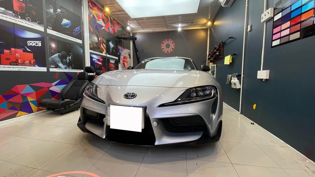 After 6 months of being abandoned, the first Toyota Supra 2021 in Vietnam suddenly returned to the giant Saigon - Photo 2.