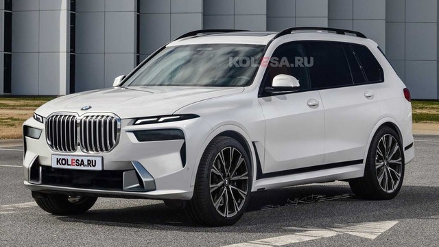 Sketch of the BMW X7 facelift that will be released this year: Impressive and different from the Mercedes-Benz GLS - Photo 2.