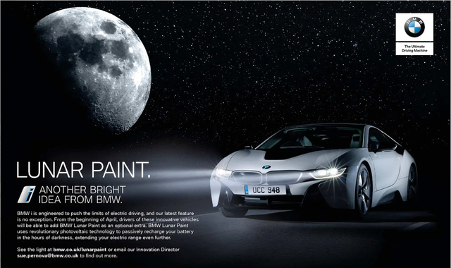 BMW cho ra mắt loại sơn xe có thể sạc bằng ánh trăng? - Ảnh 1.