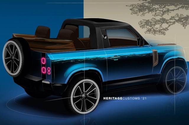 This tuning company can satisfy the rich who want to own a convertible Land Rover Defender - Photo 3.
