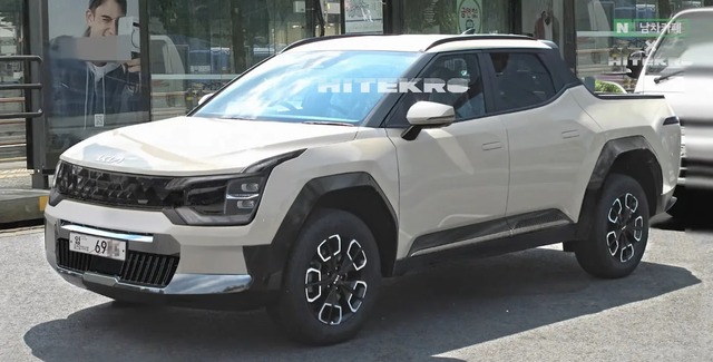 The Kia pickup duo is about to launch, using a breakthrough element to intimidate American and Japanese cars - Photo 1.