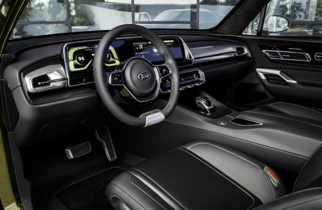 Kia Telluride 2023 - Brothers with Palisade revealed a new design, many major upgrades in the interior are expected - Photo 2.