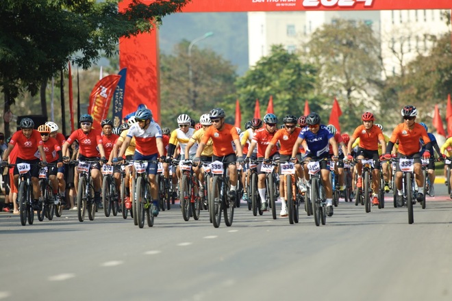 Hơn 300 vận động viên tham gia giải đua xe đạp địa hình tại Hoà Bình: Cung đường thi đấu từng sử dụng tại SEA Games 31- Ảnh 3.