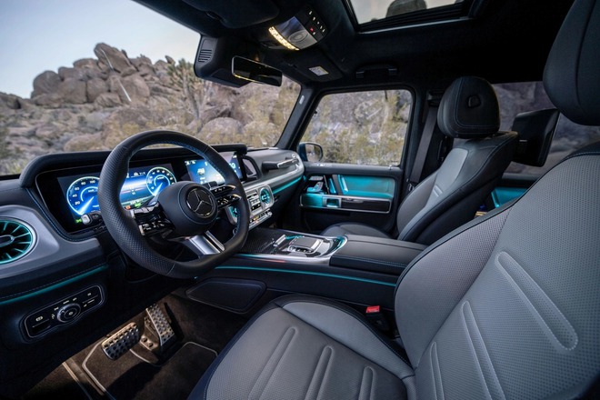 Đại lý báo Mercedes-Benz G 580 giá 8,8 tỷ, về Việt Nam đầu năm sau: Là bản giới hạn, gần 580hp, chạy 473km/sạc, quay đầu 360 độ- Ảnh 7. Đại lý báo Mercedes-Benz G 580 giá 8,8 tỷ, về Việt Nam đầu năm sau: Là bản giới hạn, gần 580hp, chạy 473km/sạc, quay đầu 360 độ- Ảnh 7.