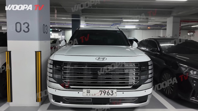 Ảnh thực tế Hyundai Palisade 2025 vừa ra mắt: Thiết kế lột xác, đèn LED siêu to, nội thất 9 chỗ ngồi- Ảnh 2.