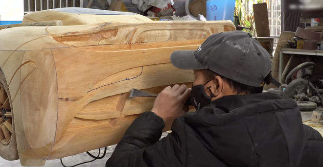 Chán làm mô hình bình thường, ông bố 9x ở Bắc Ninh chế tạo McLaren 720S lộn ngược tặng con trai- Ảnh 7. Chán làm mô hình bình thường, ông bố 9x ở Bắc Ninh chế tạo McLaren 720S lộn ngược tặng con trai- Ảnh 7.