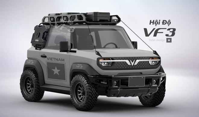 1001 ý tưởng độ VinFast VF 3 của CĐM Việt: Dán đề can màu chưa đủ, độ cả bán tải, mui trần, limousine- Ảnh 15.
