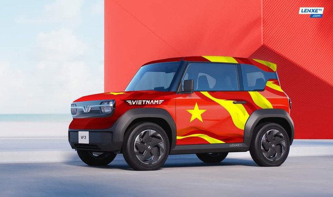 1001 ý tưởng độ VinFast VF 3 của CĐM Việt: Dán đề can màu chưa đủ, độ cả bán tải, mui trần, limousine- Ảnh 1.