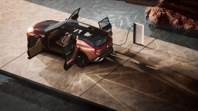 Mitsubishi Pajero Sport sắp lột xác như thế này: Như căn nhà di động, có cả phòng tắm, máy hybrid cắm sạc, có AI- Ảnh 6.