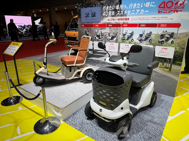 Suzuki tung dàn xe cực độc: Ô tô điện nhỏ hơn Jimny, Fronx chịu được 'rượu liều cao', xe leo cầu thang, xe máy như 'Chaly cúc cu bản điện'- Ảnh 14.