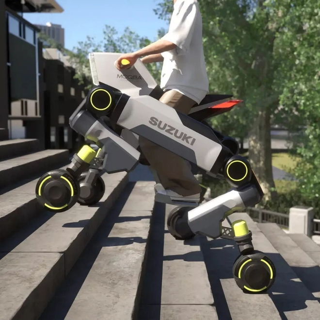 Suzuki tung dàn xe cực độc: Ô tô điện nhỏ hơn Jimny, Fronx chịu được 'rượu liều cao', xe leo cầu thang, xe máy như 'Chaly cúc cu bản điện'- Ảnh 16.