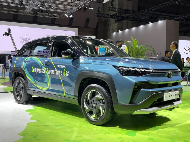 Suzuki tung dàn xe cực độc: Ô tô điện nhỏ hơn Jimny, Fronx chịu được 'rượu liều cao', xe leo cầu thang, xe máy như 'Chaly cúc cu bản điện'- Ảnh 6.