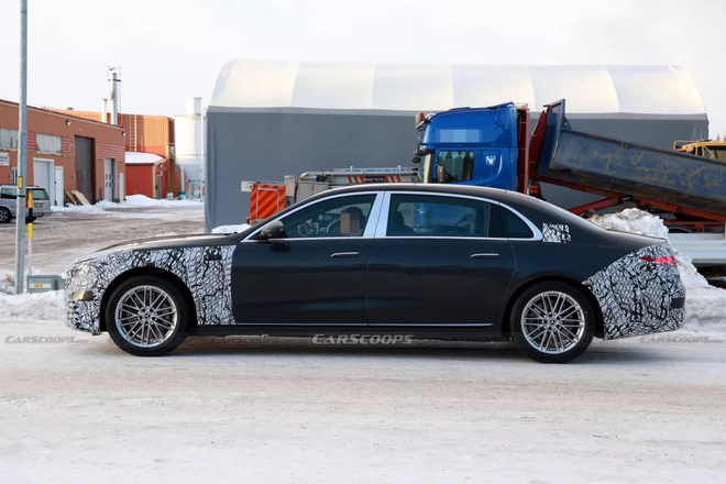 Loạt chi tiết cho thấy rõ thiết kế Mercedes-Benz S-Class mới: Cản xe tinh chỉnh, lưới tản nhiệt khổng lồ, dễ ra mắt năm sau đấu 7 Series- Ảnh 9.