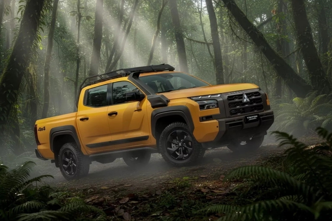 Mitsubishi Triton có bản mới cho dân mê off-road: Lắp sẵn giá nóc lớn, ống thở, lội nước sâu thoải mái tới nửa thân người- Ảnh 3.