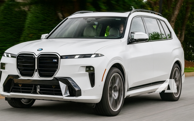 BMW X7 đời mới lộ diện rõ nét hơn trên đường: Thiết kế góc cạnh, lưới tản nhiệt khủng hơn, nội thất dễ "lột xác" với màn hình siêu dài- Ảnh 6. BMW X7 đời mới lộ diện rõ nét hơn trên đường: Thiết kế góc cạnh, lưới tản nhiệt khủng hơn, nội thất dễ "lột xác" với màn hình siêu dài- Ảnh 6.