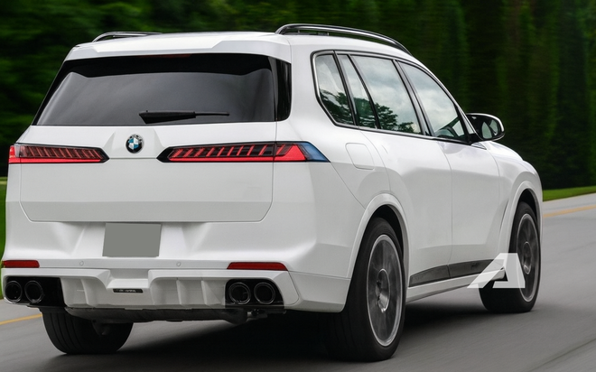 BMW X7 đời mới lộ diện rõ nét hơn trên đường: Thiết kế góc cạnh, lưới tản nhiệt khủng hơn, nội thất dễ "lột xác" với màn hình siêu dài- Ảnh 7. BMW X7 đời mới lộ diện rõ nét hơn trên đường: Thiết kế góc cạnh, lưới tản nhiệt khủng hơn, nội thất dễ "lột xác" với màn hình siêu dài- Ảnh 7.