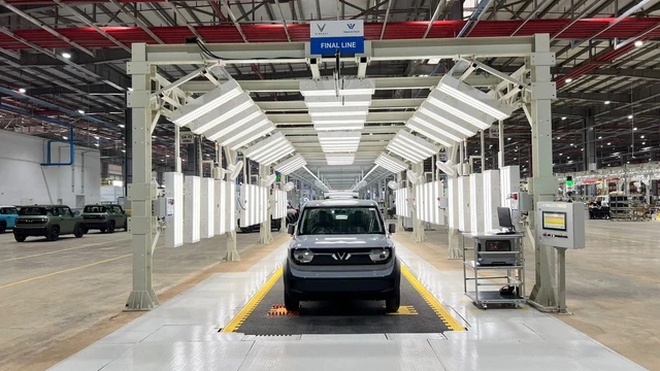 Bên trong nhà máy hơn 26.000 tỷ đồng của VinFast tại Indonesia: Tràn ngập VF 3, sẽ sản xuất VF 5, VF 6, VF 7, có thể thêm cả Limo Green năm sau- Ảnh 6. Bên trong nhà máy hơn 26.000 tỷ đồng của VinFast tại Indonesia: Tràn ngập VF 3, sẽ sản xuất VF 5, VF 6, VF 7, có thể thêm cả Limo Green năm sau- Ảnh 6.