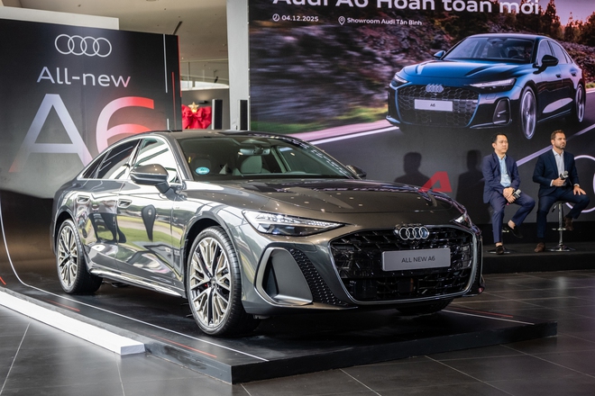Audi A6 thế hệ mới ra mắt Việt Nam: Giá 2,799 tỷ, nhập Đức nhưng rẻ hơn E-Class và 5-Series bản 'full', đủ ADAS, 3 màn hình nội thất- Ảnh 3.
