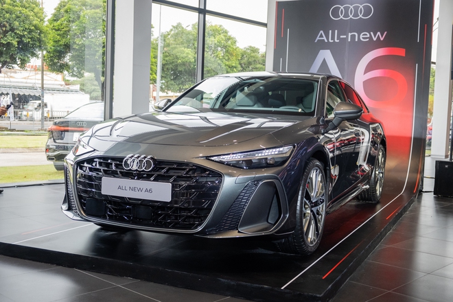 Audi A6 thế hệ mới ra mắt Việt Nam: Giá 2,799 tỷ, nhập Đức nhưng rẻ hơn E-Class và 5-Series bản 'full', đủ ADAS, 3 màn hình nội thất- Ảnh 6.
