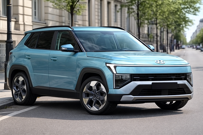 Hyundai Tucson đời mới tiếp tục lộ diện với dáng vuông vức như Santa Fe, ra mắt năm sau cạnh tranh CX-5- Ảnh 5.