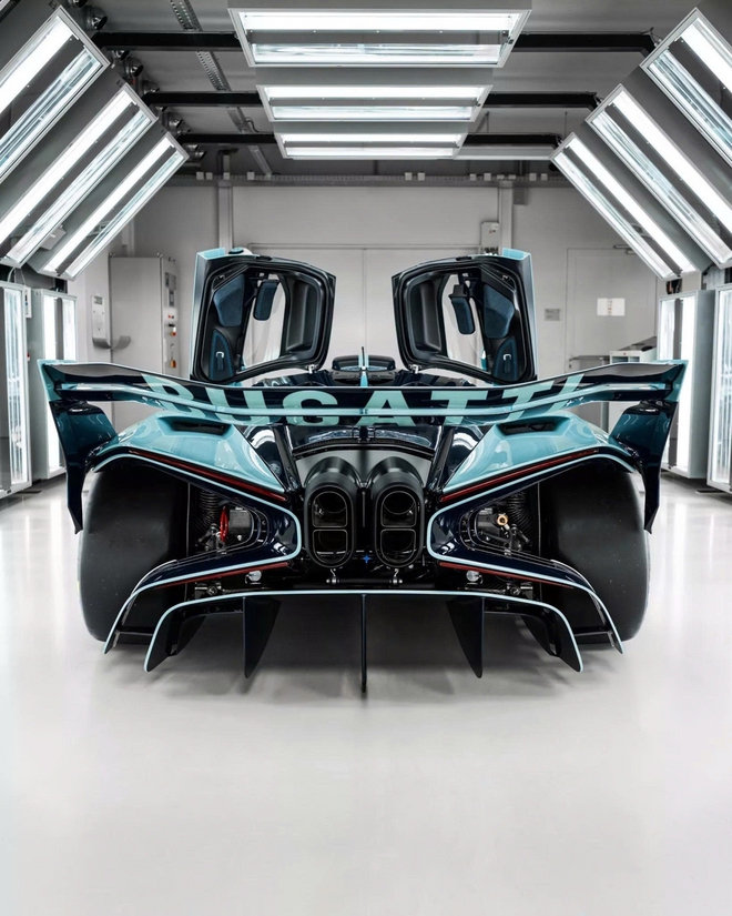 Ngắm "siêu phẩm" Bugatti Bolide cuối cùng vừa xuất xưởng- Ảnh 4. Ngắm "siêu phẩm" Bugatti Bolide cuối cùng vừa xuất xưởng- Ảnh 4.