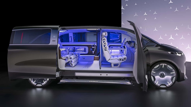 'Xem trước' Mercedes-Benz V-Class mới: Thiết kế dị, TV 65inch, khả năng có bản thuần điện, một chi tiết gợi nhớ đến Rolls-Royce- Ảnh 9.