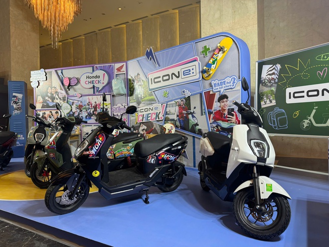 Honda ICON e: chốt giá từ 26,9 triệu đồng tại Việt Nam: Chạy 50km/sạc, thuê pin 350.000 đồng/tháng không giới hạn km- Ảnh 4.