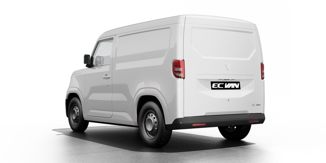 VinFast EC Van ra mắt Việt Nam: Giá từ 285 triệu đồng, động cơ ngang VF 3, chạy 150km/sạc, thùng hàng 2.600 lít, tải trọng trên 600kg- Ảnh 7. VinFast EC Van ra mắt Việt Nam: Giá từ 285 triệu đồng, động cơ ngang VF 3, chạy 150km/sạc, thùng hàng 2.600 lít, tải trọng trên 600kg- Ảnh 7.
